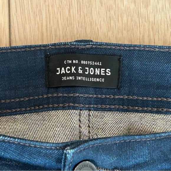 Jack & Jones Slim Fit Tim Button Fly Jeans Premium - Picture 5 of 13